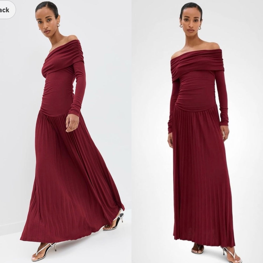 Lioness Burgundy Field of Dreams Dress